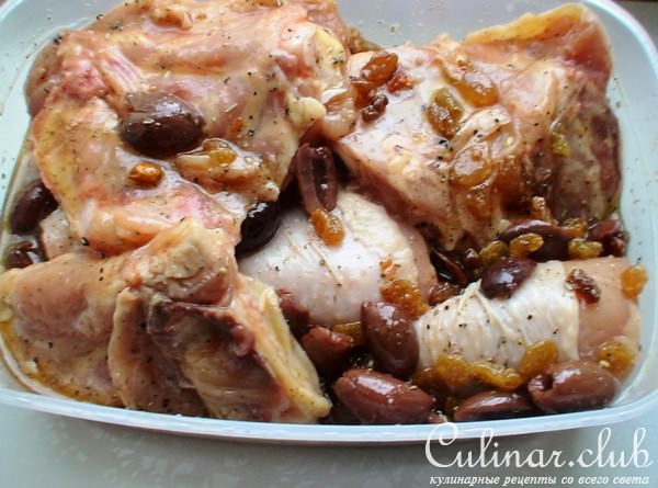 Запеченная курочка по –испански «Pollo Estofado.»
