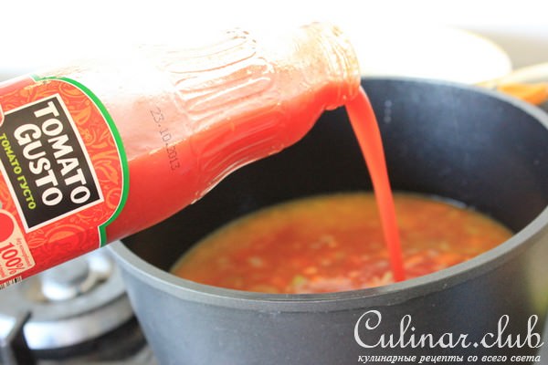 Рагу из утки с томатным соком “Tomato Gusto”