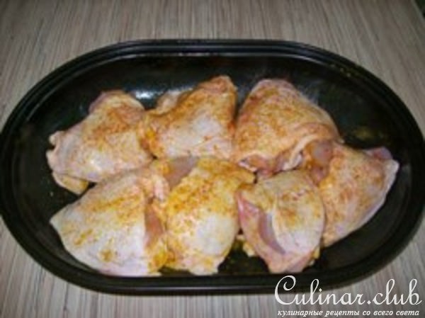 куриные бедрышки в сливочном соусе
