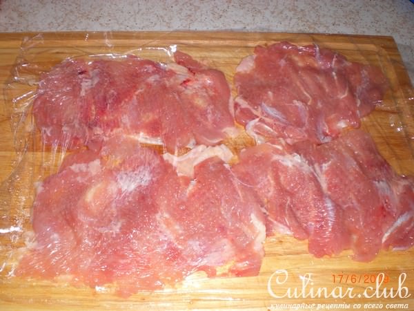 Курица с овощами и цацики дипом