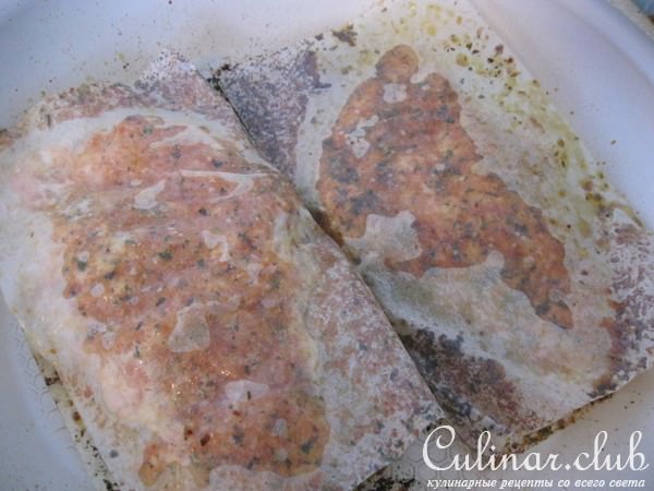 Курица по-итальянски с папарделле из кабачков