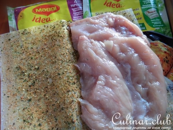 Курочка с запечённой картошкой
