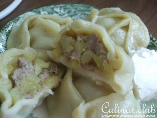 Манты "с уткой"