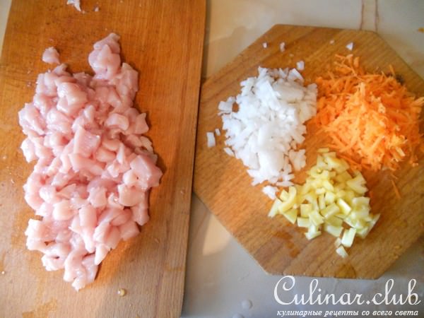 Гречка с курицей и овощами "Сюрприз"