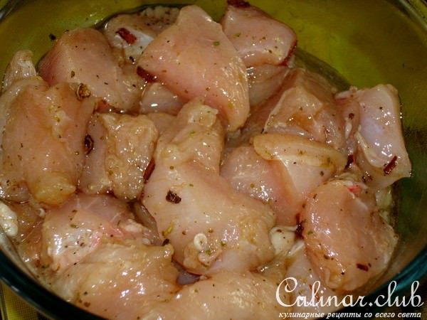 куриное филе с сыром запечённое в дыне