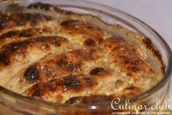Рулетики из курицы с черносливом и сыром