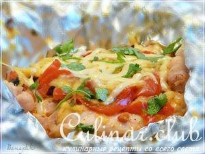 Куриная грудка под овощной 