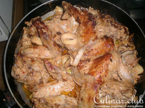 Острые куринные крылышки