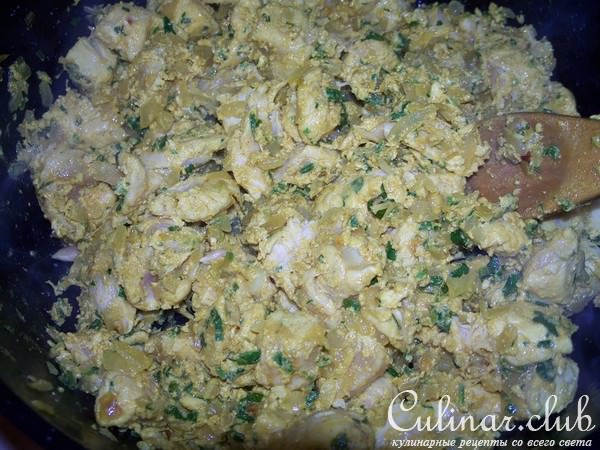 Имбирная курица в кокосовом молоке
