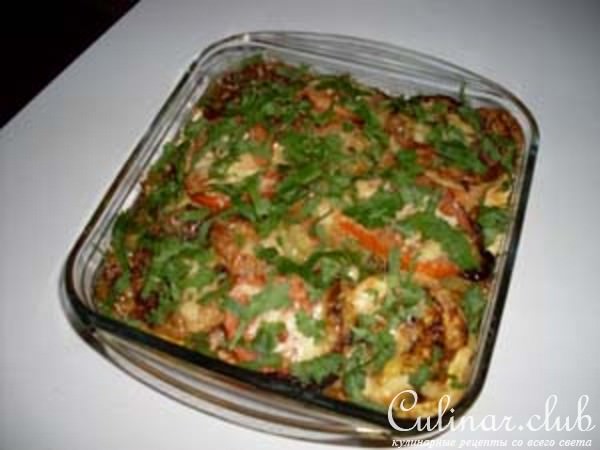 Курица с кабачками