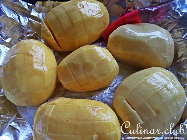 Курочка с запечённой картошкой
