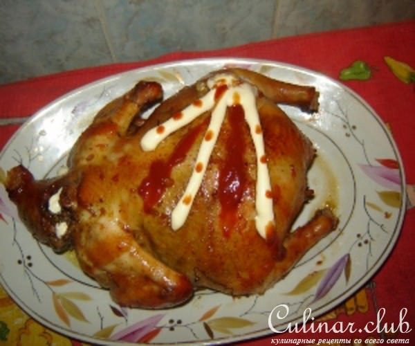 Фаршированная курица " чудо без перьев"