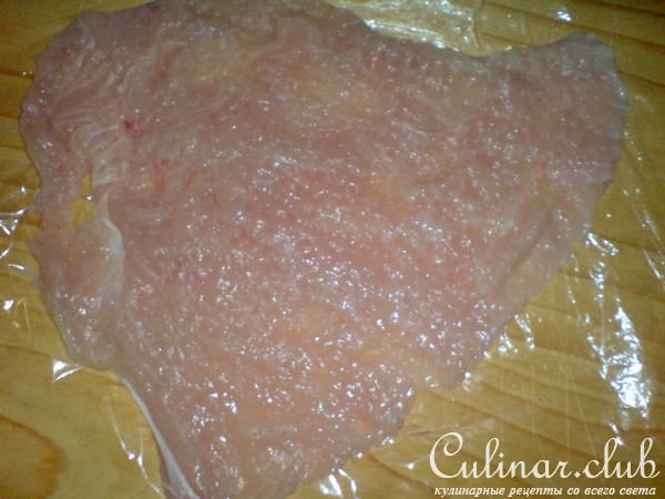 Рулеты из индейки с овощами