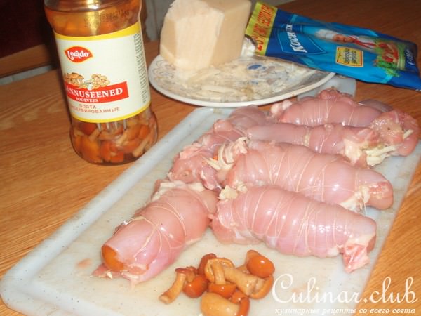 Куриные рулетики