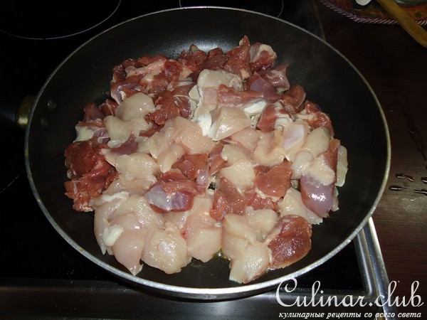 "ПсевдоПлов" с курицей и индейкой, очень нежный и не очень калорийный!)))