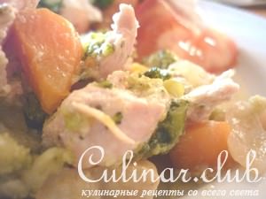Индейка с овощами 