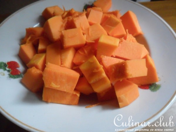 Куриное филе с тыквой и картофелем