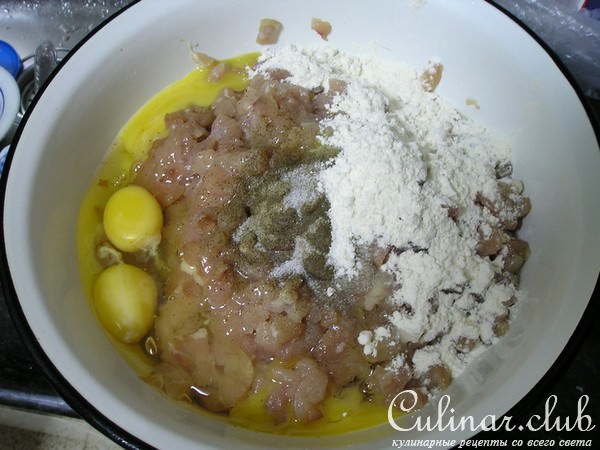 Котлетки куринные.