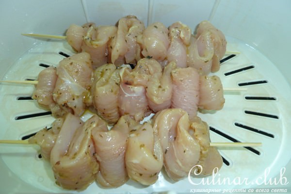 Куриный шашлычок с фаршированной свеклой на гарнир ( из серии "Вкусная диета")