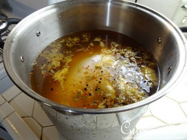 " Индейка в Маринаде с Маракуйей и Клюквенным Соусом "