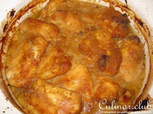 Курица с ананасами