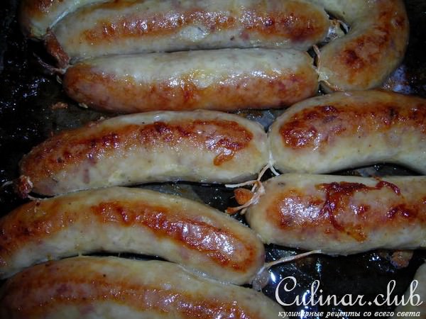 Куриные колбаски с сыром
