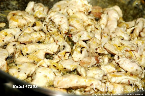 Лимонная курочка по-быстрому. 