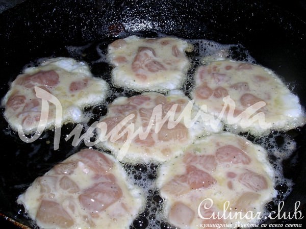куриные оладушки 