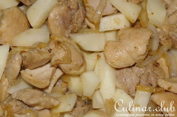 Курочка с лисичками