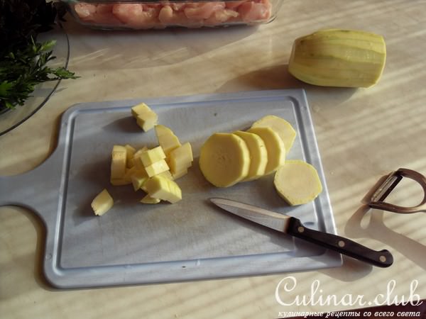 Острая курочка на рисе