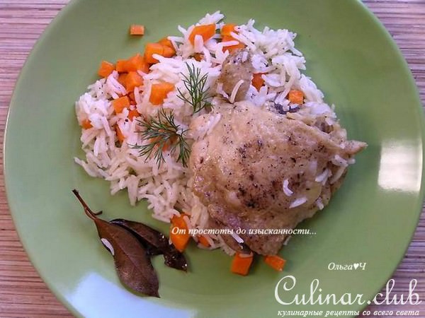 Курица с рисом (в мультиварке)