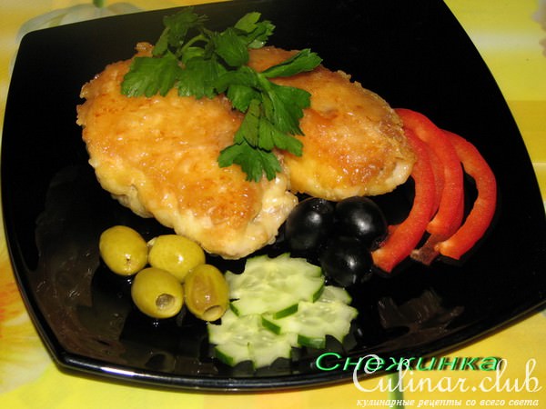 Куриные рулетики в сырной панировке