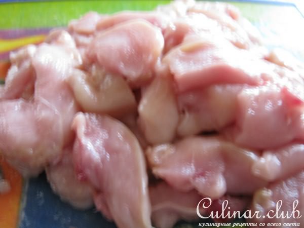 Соте из курицы с овощами