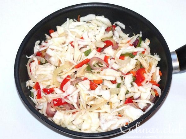 Овощное рагу с нежной курочкой