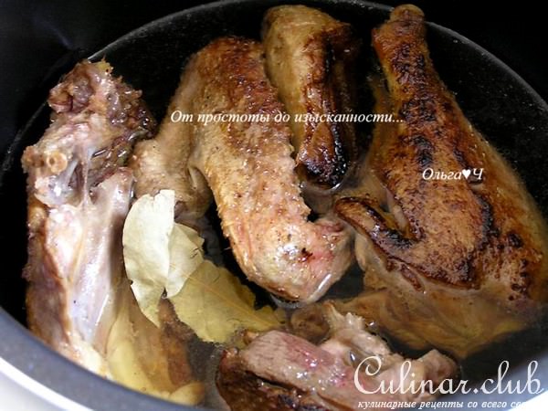 Утка с соевым соусом и цельнозерновым рисом (в мультиварке)