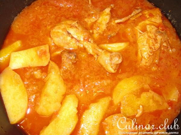 Куриный соус с алычой