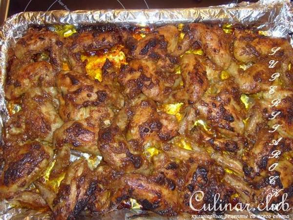 Крылышки куриные "Лютая чушка" ))