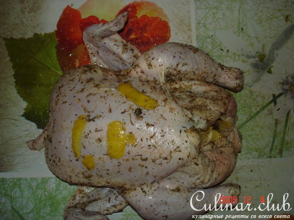 курица в соли(способ приготовления)