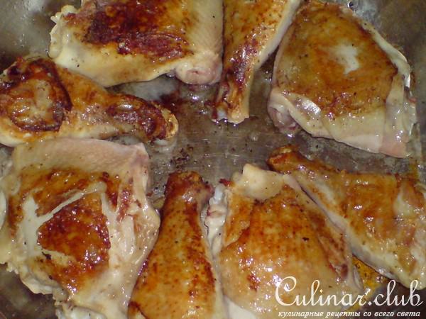 Курятина со спаржей и абрикосами