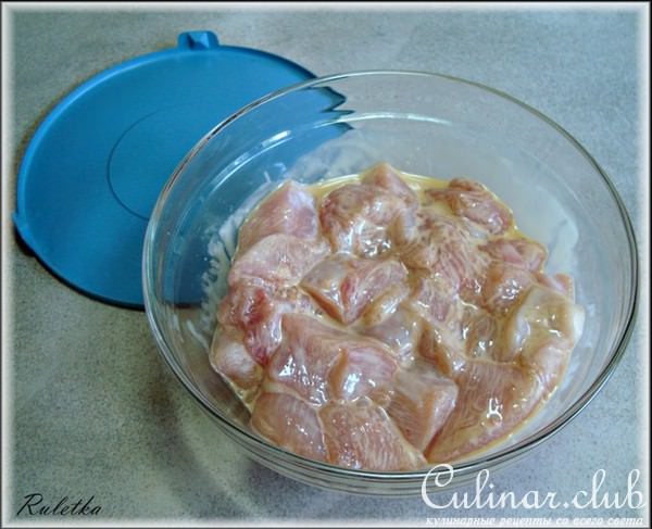 Цыплёнок с арахисом. 