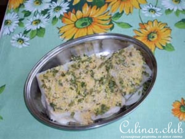 Треска с хреном и соусом Тартар