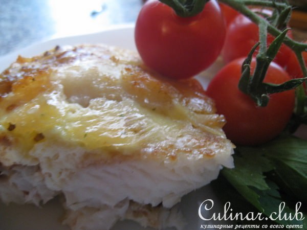 Рыба в сырном суфле (вариант)