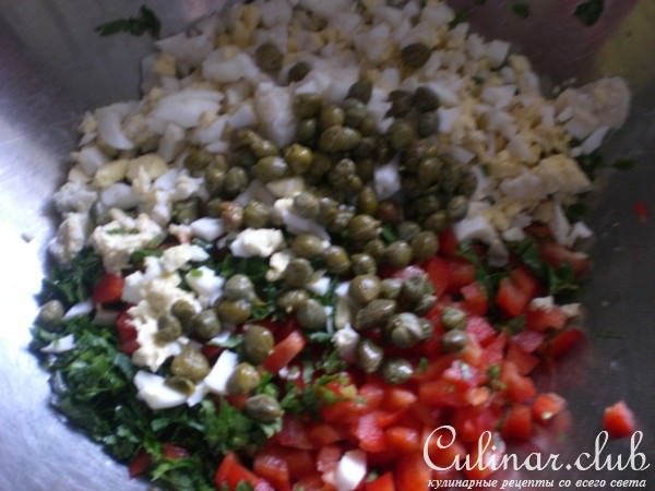 Рыбный рулет из теста филло 