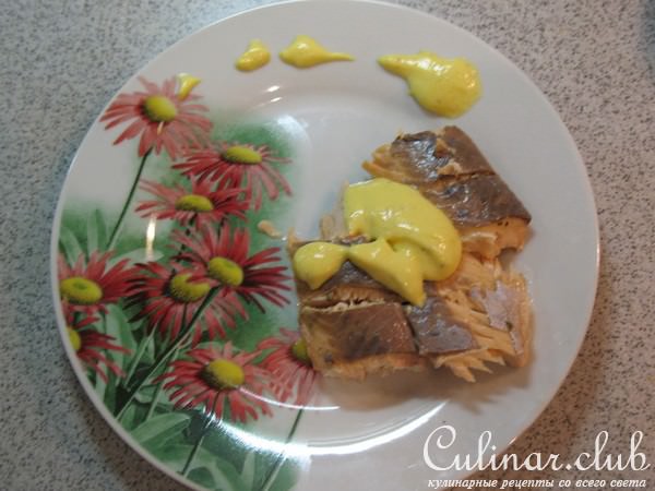 Семга запеченая (с травами и карамелизированным лимоном)