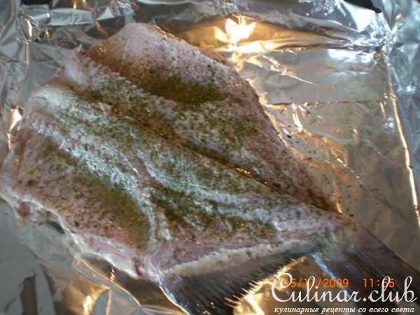 Рыба запеченная с овощами 