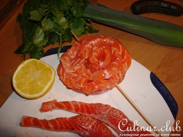 Розы из форели
