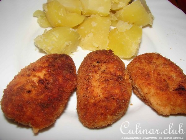Котлетки из сёмги с творогом и рисом "Для доченьки"