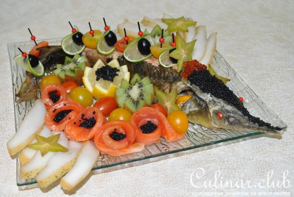 Деликатесный осетр, фаршированный к празднику или Very Important Fish
