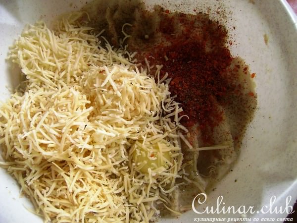 Рыбные котлеты-пикантные -с сыром и копченой паприкой.