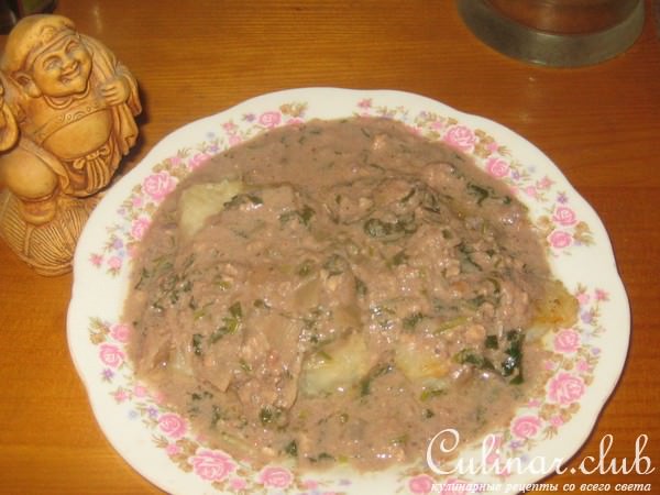 Сациви из рыбы по- тбилисскки.